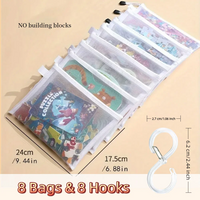 M-8pcs 8 Hooks