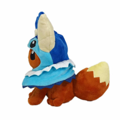 7 Styles 8" Pokemon Eevee Poncho Umbreon Espeon Jolteon Vaporeon Sylveon Flareon Plush Doll Stuffed Toys