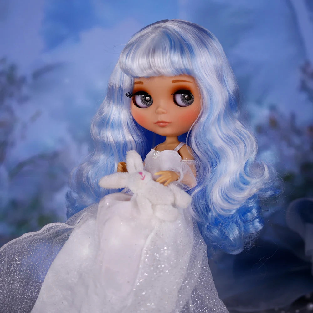 ICY DBS Blyth Doll Tan Skin Matte Face With Eyebrows Special Price 1/6 BJD JOINT body Neo Christmas Gift Anime