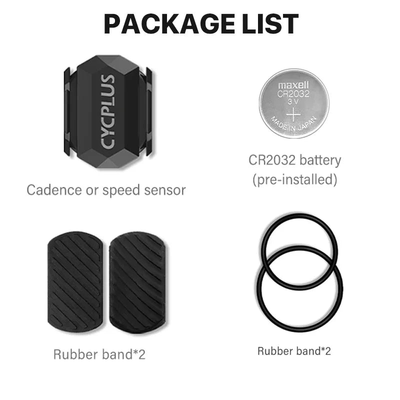 CYCPLUS Cadence Speed Dual Sensor Bike Computer Speedometer ANT+ Bluetooth Waterproof GPS Cycling Bicycle Accessories