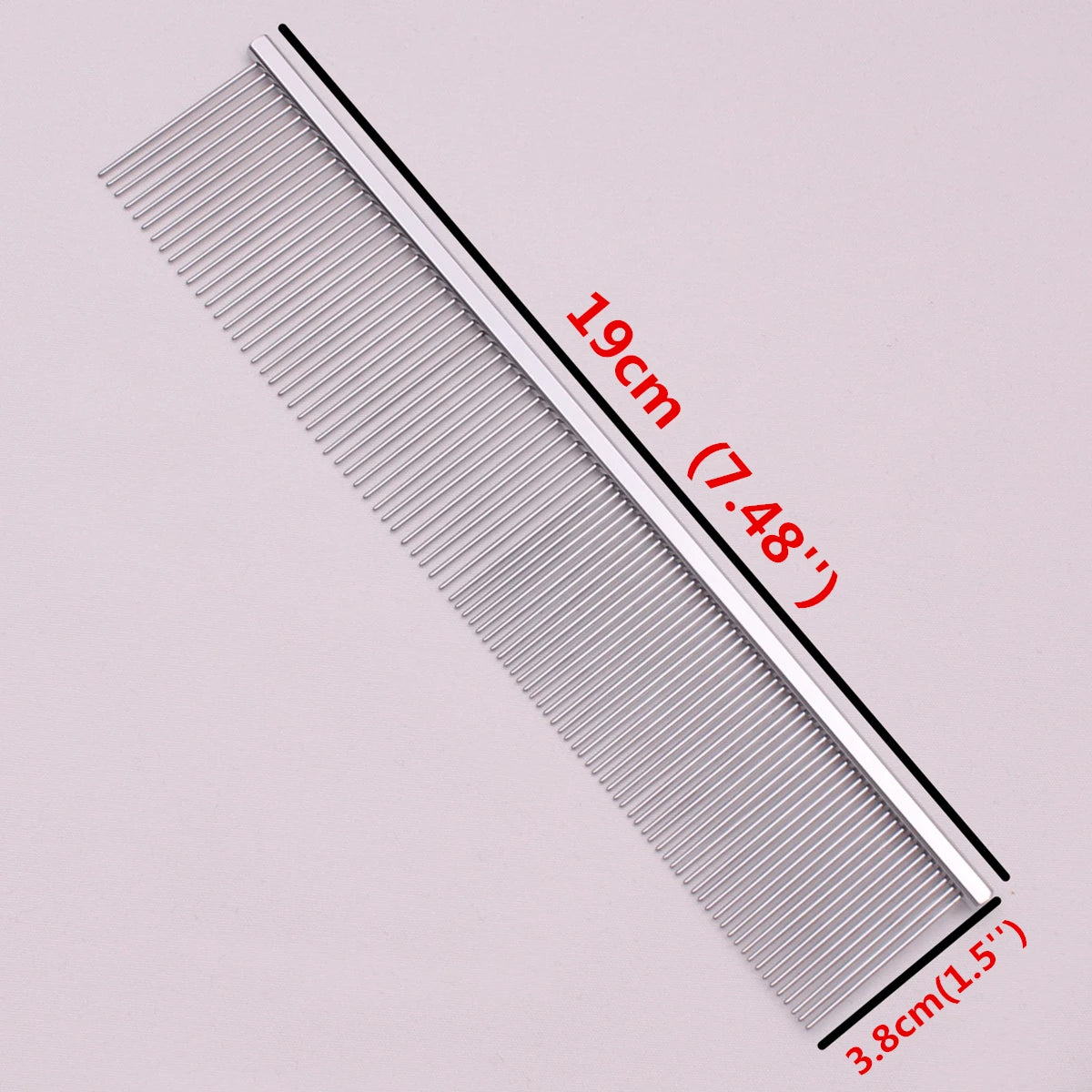 Copper Dog Grooming Combs For Pet Boundary Knot Massage Tools Professional Salon Cat Hair Cleaning Crescent Combs High Low Teeth
