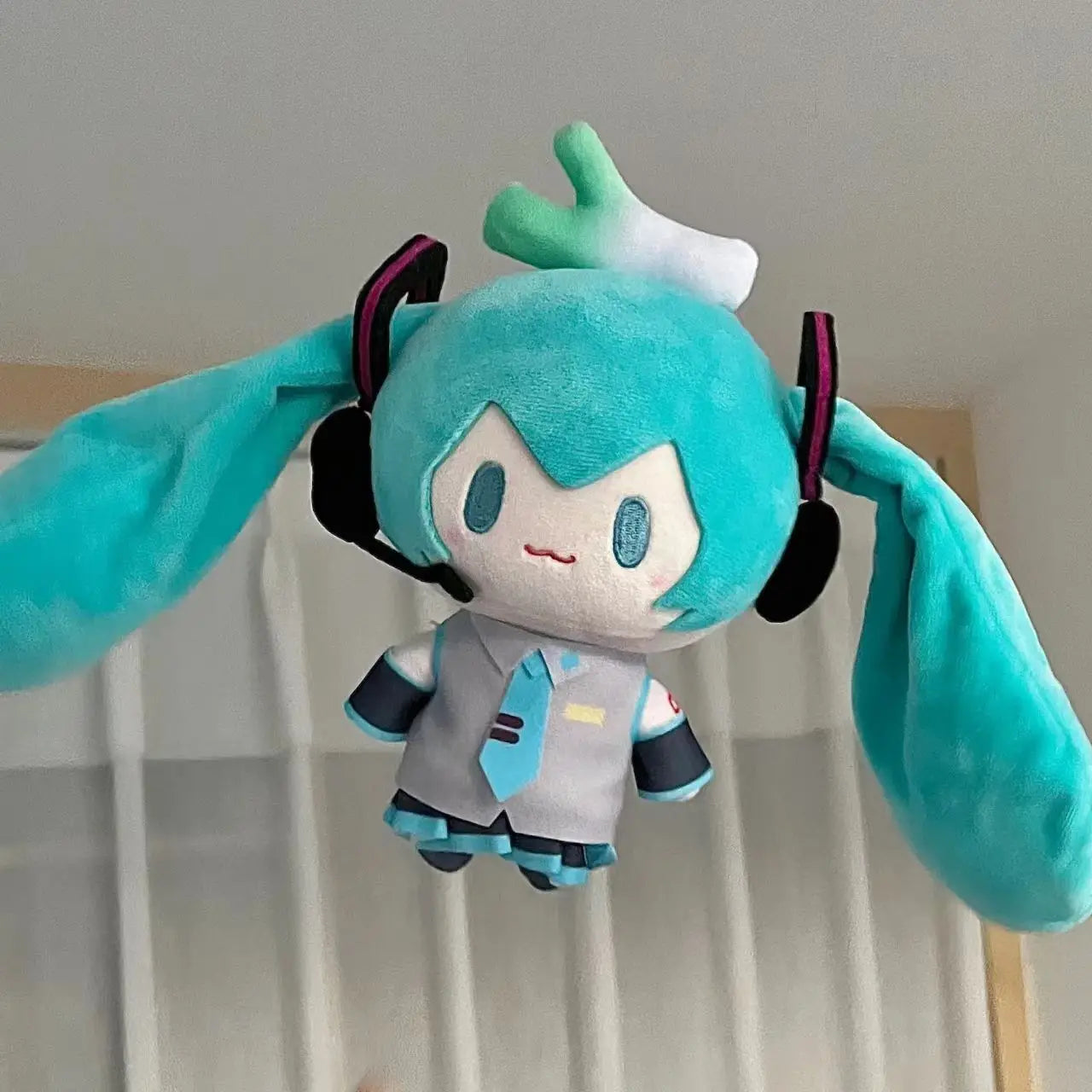 15cm Hatsune Miku Snow Series Plush Doll Kawaii Q Version Plushies Backpacks Toys Action Figures Keychain Bag Pendant Toy Gift