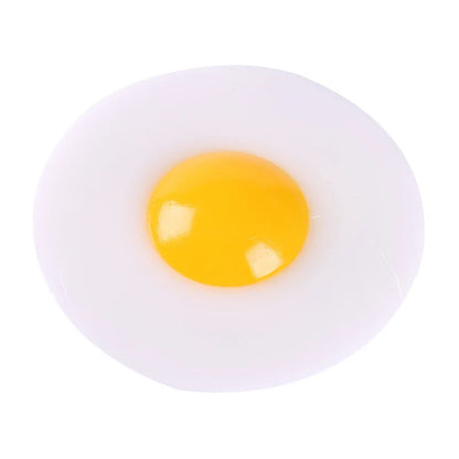 Funky Egg Squishy Ball Clear Squeeze Splat Ball Easter Basket Fillers Squishies Fun Toy Anxiety Reducer for Kids Adults