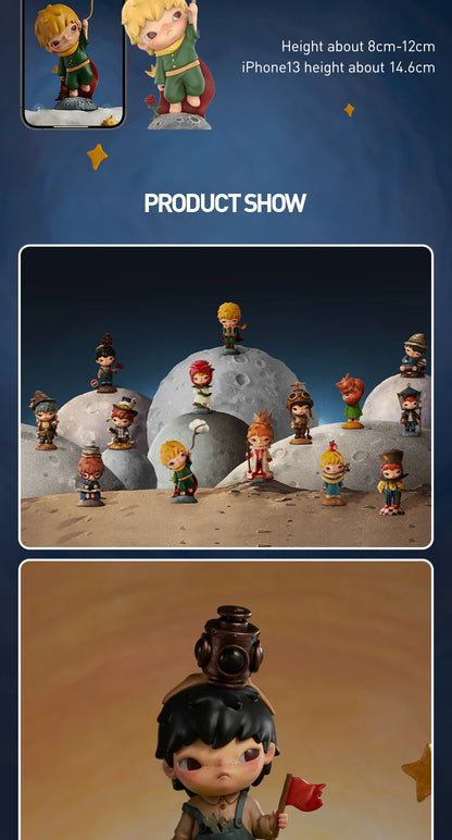 POP MART Hirono Le Petit Prince Series Blind Box Toys Kawaii Anime Action Figure Cartoon Model Surprise Box Mystery Box