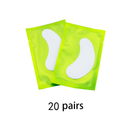 20/50/100pcs Eye Patches Eyelash Extension Under Eye Pads Makeup Eyelash Patches Tip Stickers Pads For Eyelash Extension Makeup