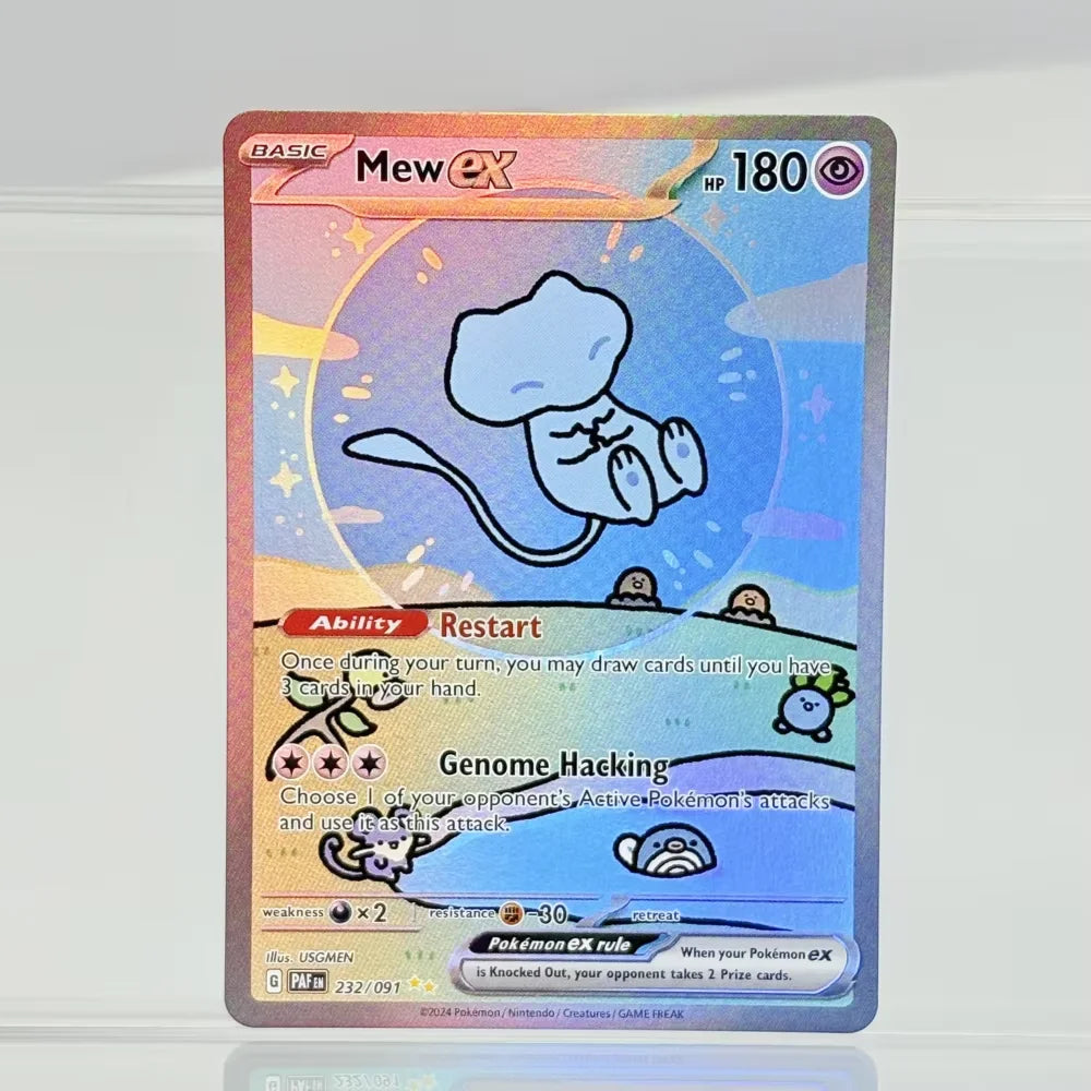 Holographic Game Trading Collection PTCG Proxy Cards Charizard Pikachu Mew EX Singl PKM Foil Cards PROXY Card