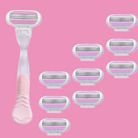 1 handle  9 blades