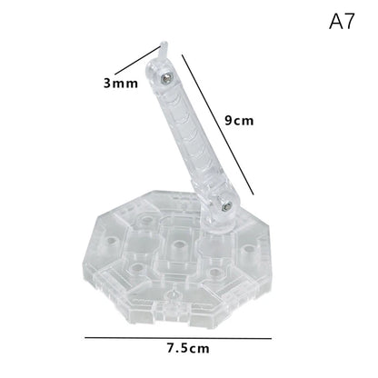 Innovative And Practical Handmade Doll DIY Holder Action Figure Model Base Display Stand Black Bracket For 1/144 HG RG