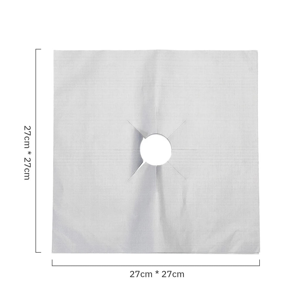 8/4/1pcs Stove Protector Cover Liner Gas Stove Protector Stove Stovetop Burner Protector Kitchen Accessories Mat Cooker 27cm