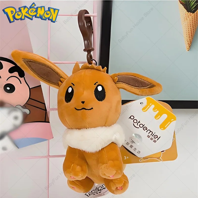 Original Pokemon Mimikyu Gengar Snorlax Umbreon Plush Toy Keychain Kawaii Espeon Jigglypuff Sprigatito Quaxly Peluche Dolls Gift