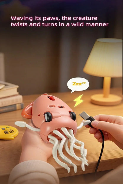 New and unique magical dancing octopus electric squid sensing and evading obstacles octopus children stress-relieving fishing