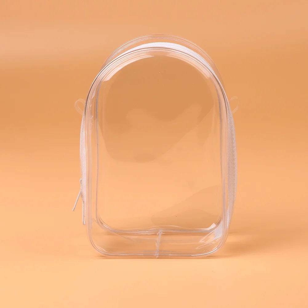 Labubu/SP Protect Case Labubu Sitting Party 15/17cm Cotton Doll Shoulder Pain Bag PVC Storage Bag Labubu Walk Bag Dustproof