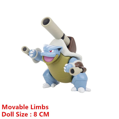 Pokemon Anime Figure Pikachu Eevee Charizard Mewtwo Cartoons Figure Collection Model Pocket Monster Action Toys Kids Birthday Gi