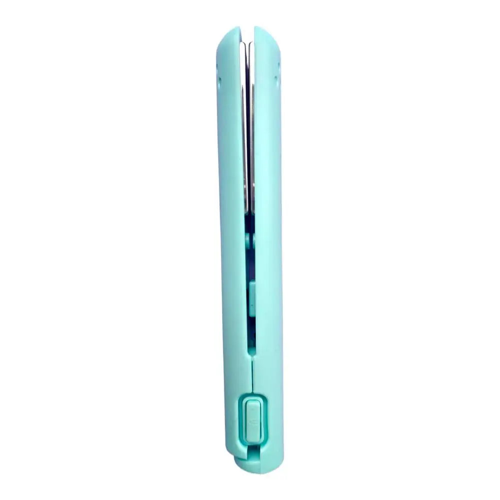 2-in-1 Mini Hair Straightener & Curler, Dual Purpose Curling Iron, Portable Curling Wand and Flat Iron Travel for All Hair Types