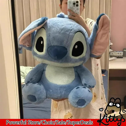 32/45/55cm Stitch Large Plush Doll Soft Cute Anime Periphery Sofa Pillow Bedhead Decor Accompany Toy Ornament Gift For Childs
