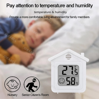 Indoor Mini Temperature and Humidity Meter, Bedroom Temperature Meter, Portable Electronic Digital Display, Humidity and Tempera