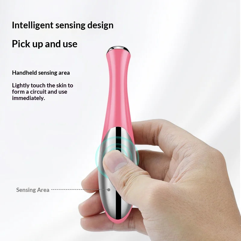 Electric Eye Massager Beauty Device Delicate Eye Skin Puffiness  Smooth Fine Lines Care Tool