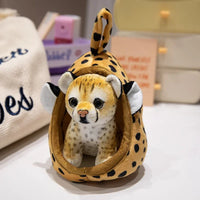 Leopard with House