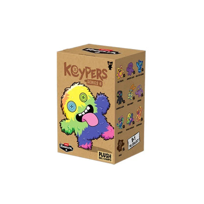 Original Fuggler Random Keychain Blind Box 2 Figure Ugly Funny Monster Tooth Wide Eyed Weirdo Collection Model Bag Pendant