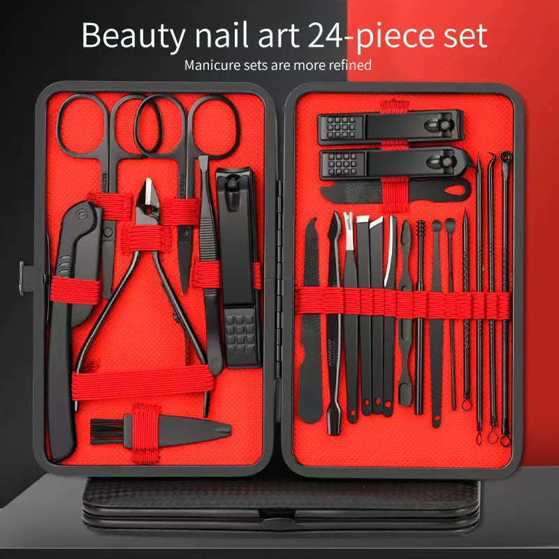 Nail Clipper Set Convenient Beauty Tools Nail Clipper Manicure Nail Trimmer Pedicure Knife Ear Peeling Knife Nail Manicure T