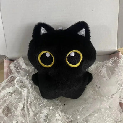 Cute Black Cat Plush Toy Shadow Doll Soft Cushion For Kids Room Decor Cat Lovers Gift