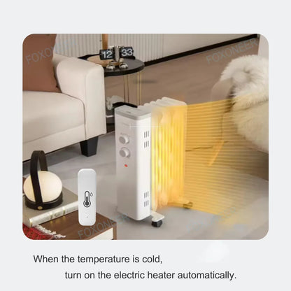 Zigbee Smart Temperature Humidity Sensor Indoor Hygrometer Controller Monitoring Work with Smart Speaker Alexa Google Home
