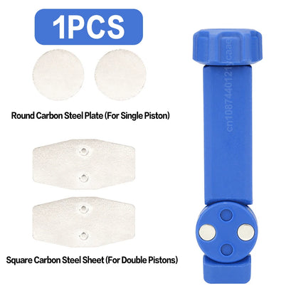 2in1 Bicycle Brake Pad Spreader Tool Durable Steel Rotatable Bike Oil Disc Piston Reset Hydraulic Brake Caliper Piston Extension