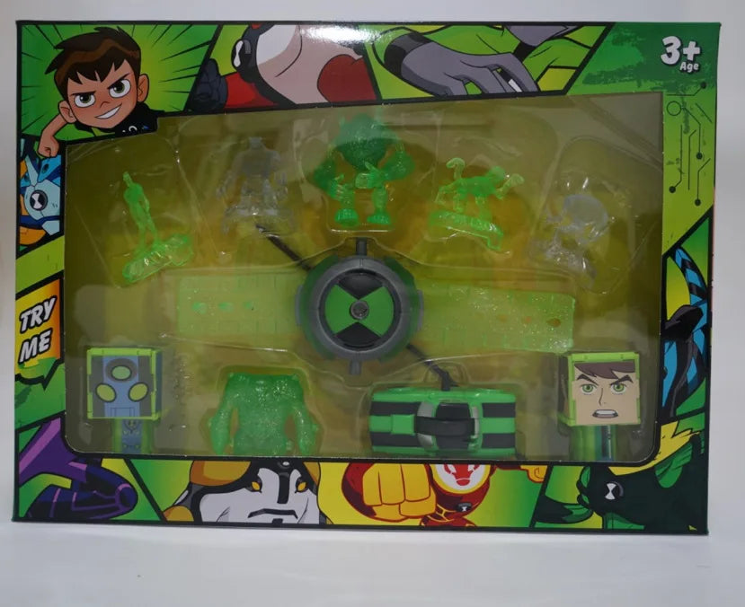 Omnitrix BEN10 Action Figures Ben Tennyson Projection Watch Deformation Sound Light Doll Smart Watch Children's Birthday Gifts