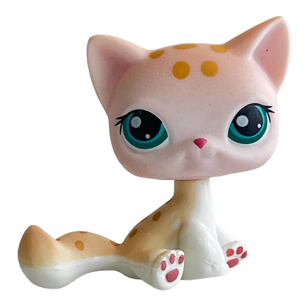 Rare pet shop lps toy toy Stands Short Hair Cat Original Kitten Husky Puppy Dog Fox Cute Animal Old Bobble head toy