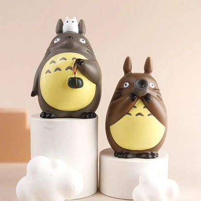 1-12pcs Anime Miyazaki Hayao Series Totoro Figure Mini Statue Cute Toys Room Ornaments Pvc Figures Toy Kid Gifts Collecctibles