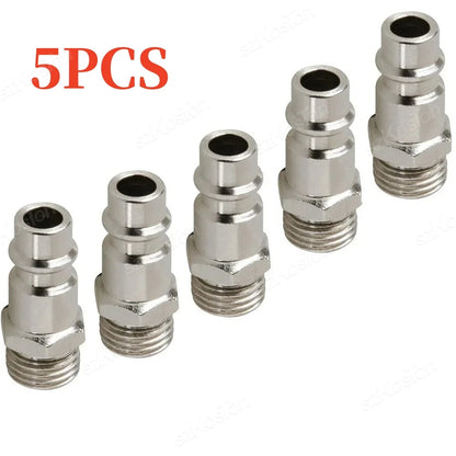 5Pcs/lot EU Pneumatic Connector For Air Hose Fittings Coupling Compressor Euro Quick Release Fitting with Male 1/4" BSP Thread