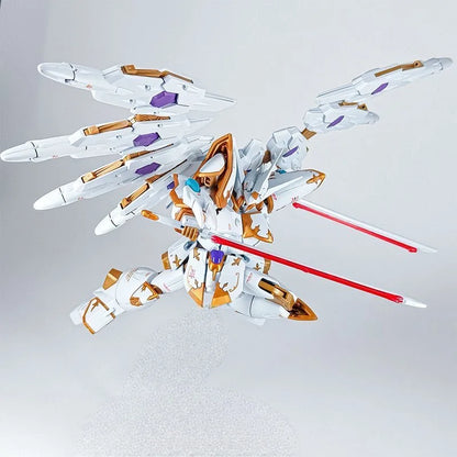 Hg 1/144 Seed Freedom Black Knight Squad With Light Wings Water Sticker Action Figures Assembled Model Kit Collectible Toys Gift