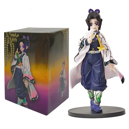 Anime Figure Kamado Tanjirou Nezuko Demon Slayer Figure Action Figures PVC Model Toys Zenitsu Figurine Inosuke Kimetsu No Yaiba