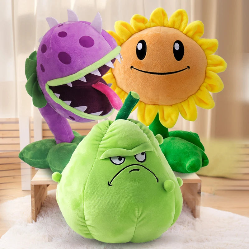 Plants vs Zombies 2 Sunflower Peashooter Coconut Plush Doll Toy Pillow Toy Figures  Soft Large Zombie Pillow Teens Holiday Gifts
