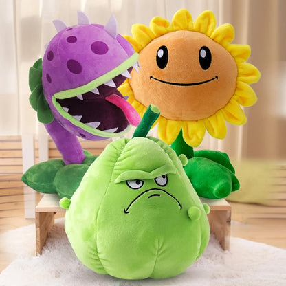 Plants vs Zombies 2 Sunflower Peashooter Coconut Plush Doll Toy Pillow Toy Figures  Soft Large Zombie Pillow Teens Holiday Gifts