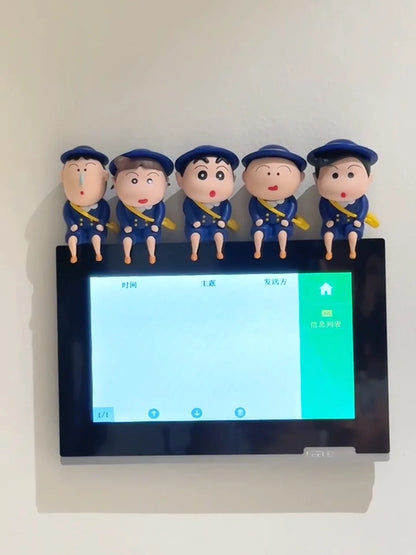 In Stock Animexiaoxin Ornament Desktop Decoration Cute Living Room Tv Cabinet Foyer Figurine Creative Kawaii Doll Birthday Gift