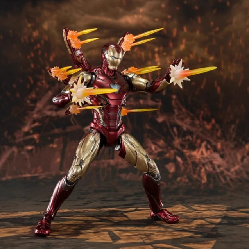 New 16cm Marvel Avengers Iron Man Mark 85 Ultimate Articulated Figure Model Statue Desktop Decoration Gift