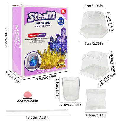 Technology Toy Crystal Planting DIY Scientific Experiment Set Fun Parent-child Communication Chemical Crystallization Principles