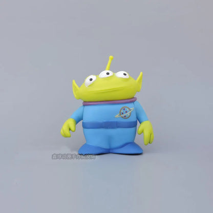 2026 New 15cm Toy Story Woody Buzzlightyear Green Aliens Doll Figure Anime Decoration Collection Toy Model For Children Gifts