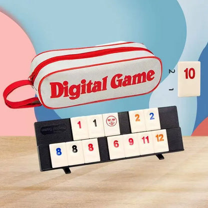 Travel Rummy, Mahjong, Rummybrix, Number Game Cards - Adult Leisure Party Board Game Travel Game