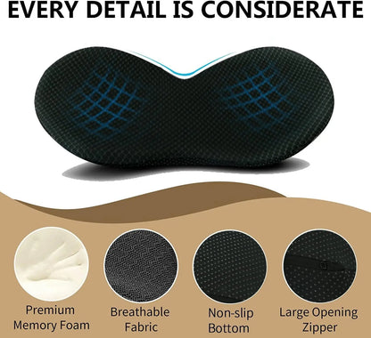 Multifunctional Car Seat Cushion Universal Memory Lumbar Pillow Support Driver Breathable Relief Comfort Chair Car Seat Pad