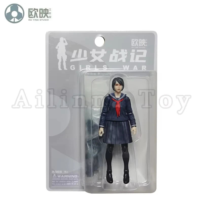 Ou Ying Studio 1/18 Planet Green Valley PGV 3.75inch Action Figure Girls War EFSA Female Figures Anime Model