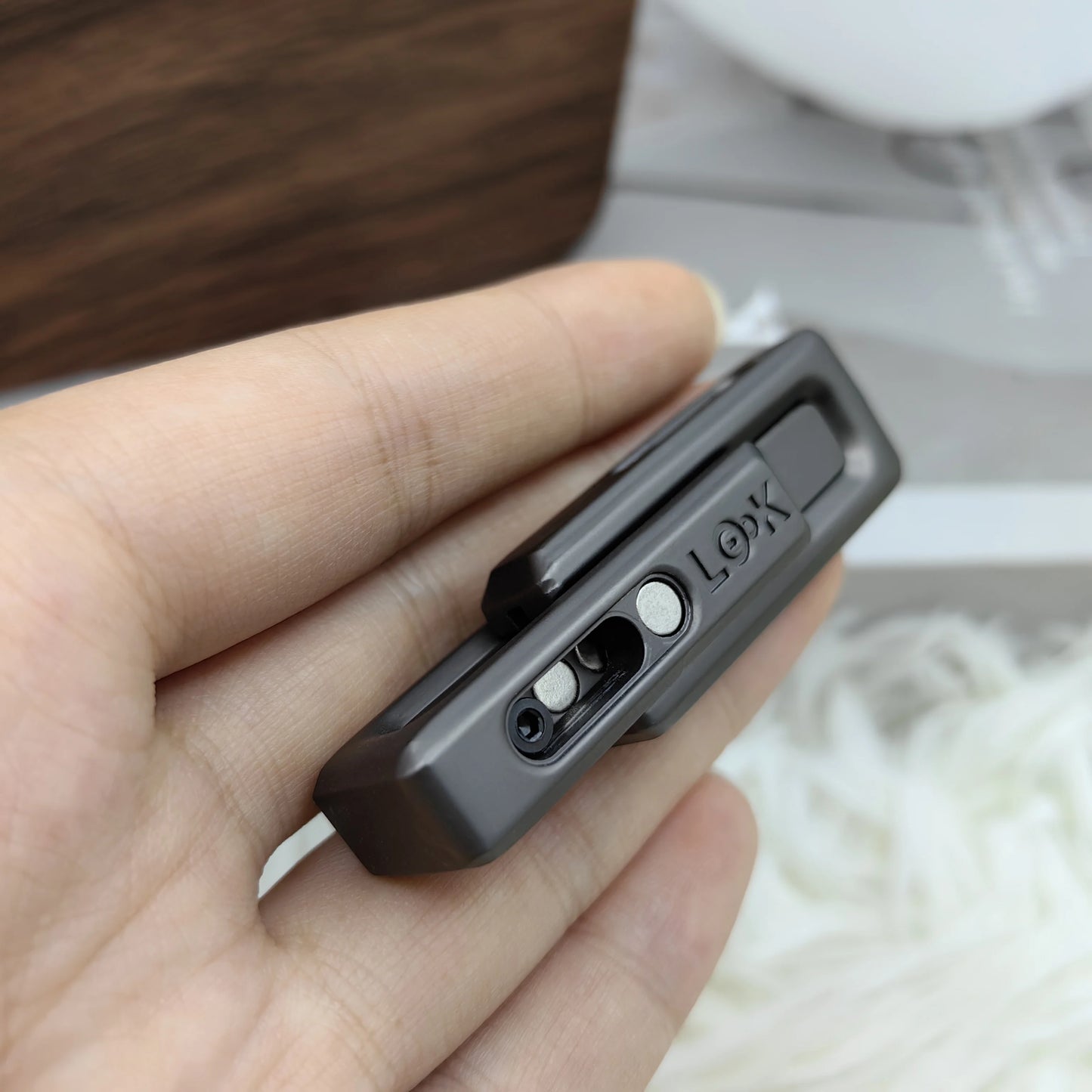 Xlock Magnetic Double Push Fidget Coin EDC Adult Decompression Toy Anxiety And Stress Relief Fidget Slider Spinner Handle Gift