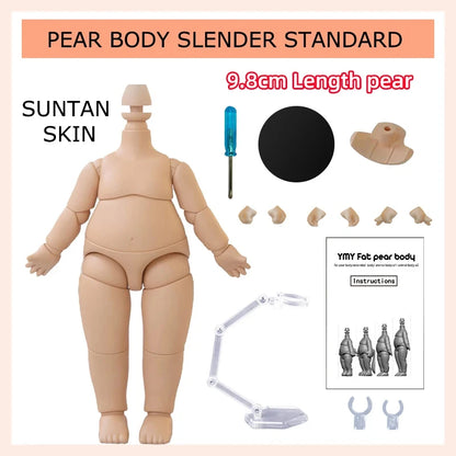 NEW YMY Doll Cat Hand Animal Body Fat Body with Tail Ob11 Body Joint for Gsc Head,1/12bjd,Obitsu 11 Boy Girl Toy Accessories