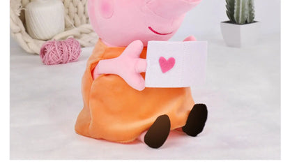 30cm 12'' Genuine Peppa Pig daddy mammy grandpa grandma dinosaur Teddy bear Peppa George Plush Toy Kids Birthday Christmas Gift