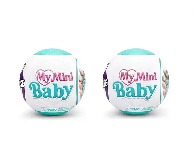 Genuine Zuru My Mini Baby Toy 5 Surpris Ball Ver1 Action Figures My Mini Baby Ver.2 Miniverse Anime Fiugres Decor Birthday Gift