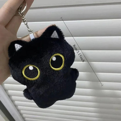 Cute Black Cat Plush Toy Shadow Doll Soft Cushion For Kids Room Decor Cat Lovers Gift