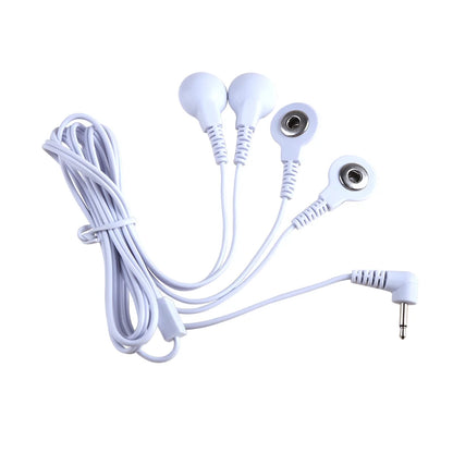 2/4 Way 2.5mm Button  Electrode Tens Cable Conductive Line Wire for Digital Tens Machine Body Massager for Electrode Pads
