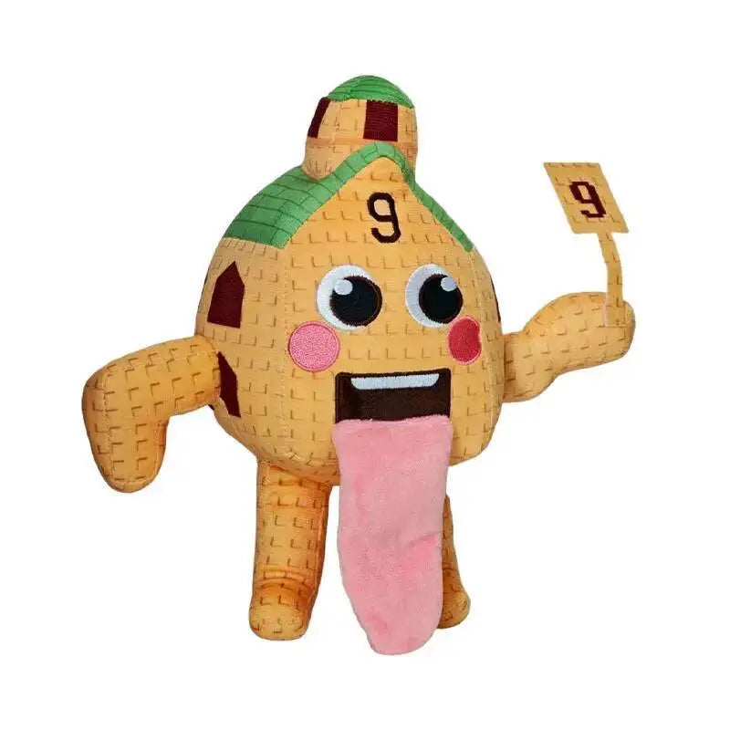 NEW Steal A Brainrot Esok Sekolah Plush Hot Game Peripheral Plushie Cute Cartoon No. 9 House Stuffed Doll Toy Gamer Fans Gift
