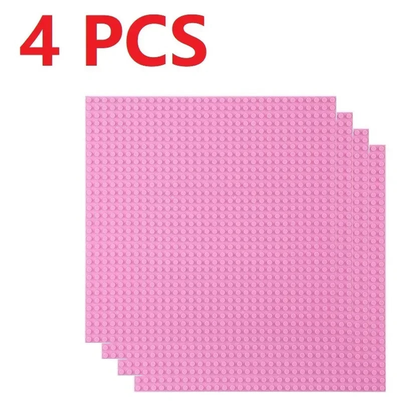 4PCS Classic Baseplates 32x32 16X32 Dots Building Blocks Bricks Base Plates DIY Plastic Board Blocks MOC City Construction Toys